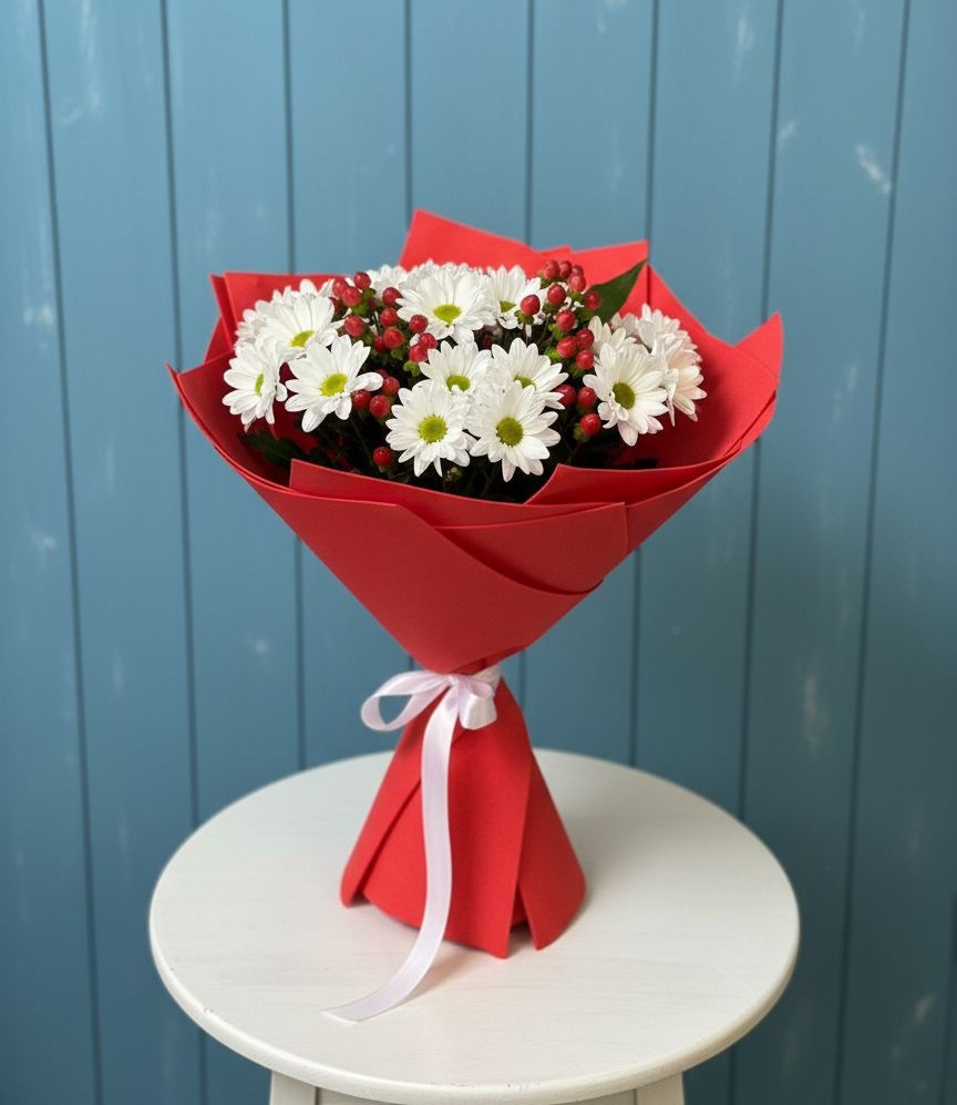 Букет цветов из: Хризантемы в Новое Девяткино