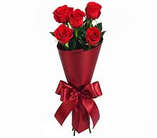 Букет 5 Красных роз Эдлесс Лав в Новое Девяткино