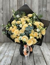 Букет цветов из:  Розы и Лизиантусы в Новое Девяткино