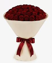 Букет 101 Бордовая роза Блэк Бакарра в Новое Девяткино