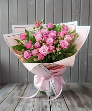 Букет Розовый кустик в Новое Девяткино