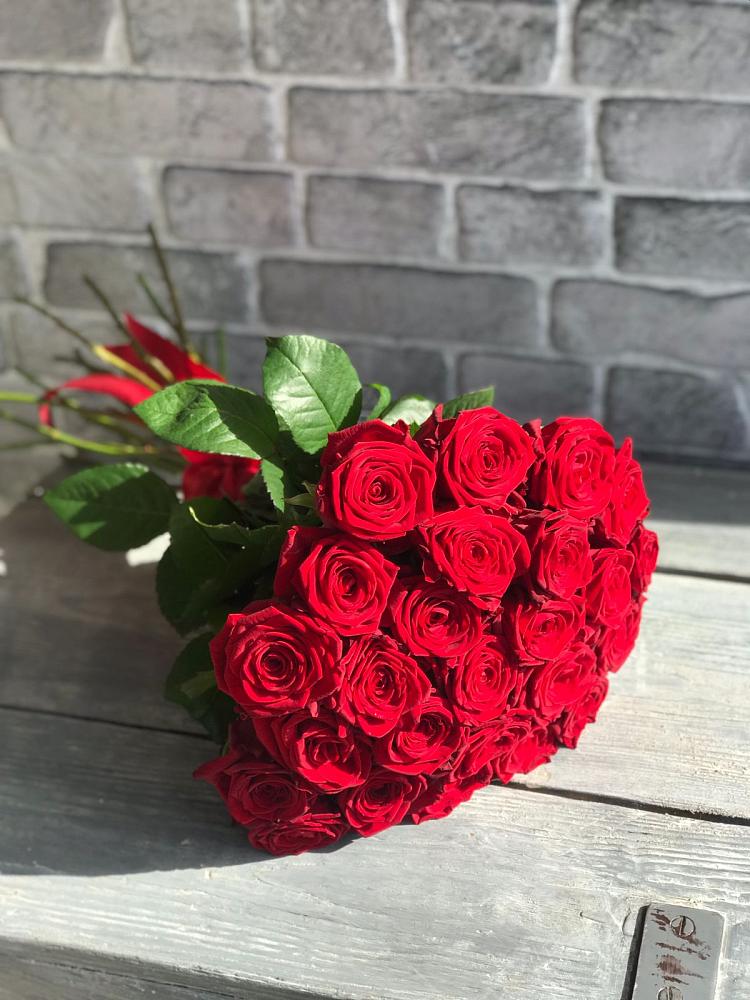 Букет Красные розы Фридом в Новое Девяткино