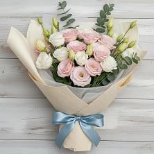 Букет цветов из:  Лизиантусы в Новое Девяткино