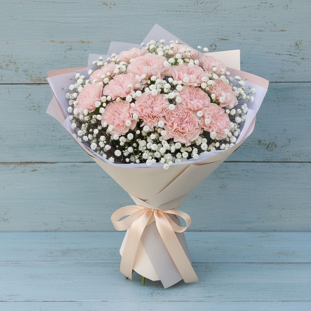 Букет цветов из: Гвоздики в Новое Девяткино