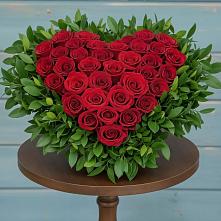 Цветочная композиция из Розы в виде сердца #REPLACE_PRED# Новое Девяткино