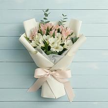 Букет цветов из:  Альстромерии в Новое Девяткино