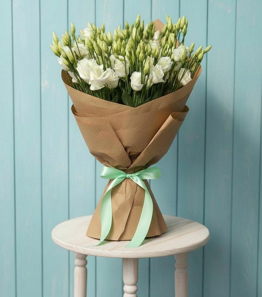 Букет цветов из: Лизиантусы в Новое Девяткино