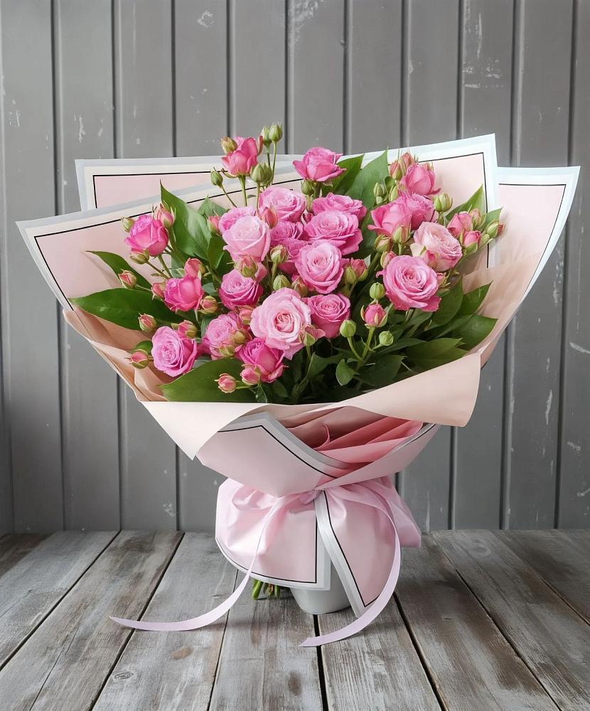 Букет Розовый кустик в Новое Девяткино