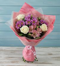 Букет цветов из:  Герберы #REPLACE_PRED# Новое Девяткино