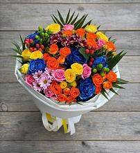 Букет цветов из:  Розы и Хризантемы в Новое Девяткино